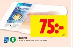 ICA Kvantum Torskfilé erbjuda