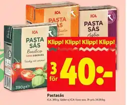 ICA Kvantum Pastasås erbjuda