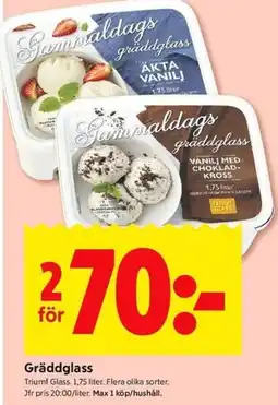 ICA Kvantum Gräddglass erbjuda