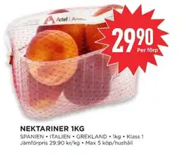 Willys Nektariner erbjuda
