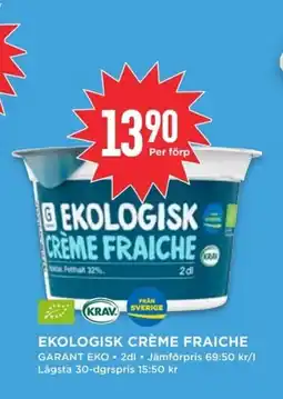 Willys EKOLOGISK CRÈME FRAICHE erbjuda
