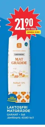 Willys LAKTOSFRI MATGRÄDDE erbjuda