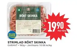 Willys STRIMLAD RÖKT SKINKA erbjuda