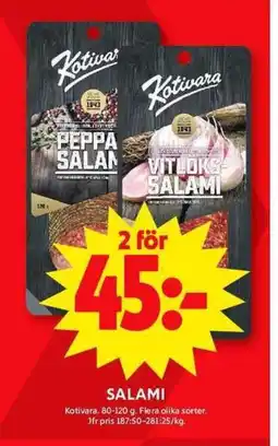 ICA Maxi SALAMI erbjuda