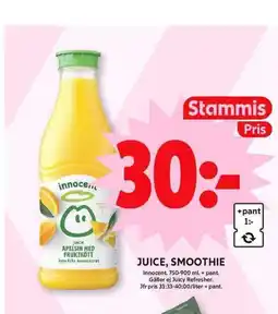 ICA Maxi JUICE, SMOOTHIE erbjuda