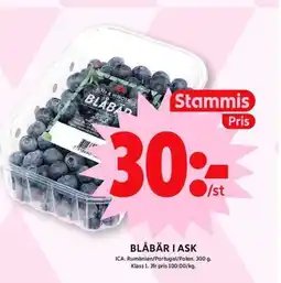 ICA Maxi BLÅBÄR I ASK erbjuda