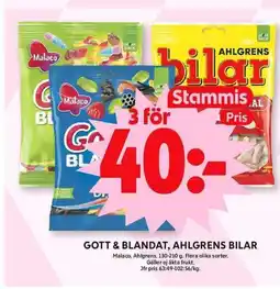 ICA Maxi GOTT & BLANDAT, AHLGRENS BILAR erbjuda