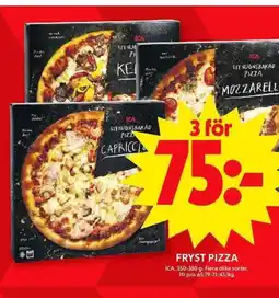 ICA Maxi FRYST PIZZA erbjuda