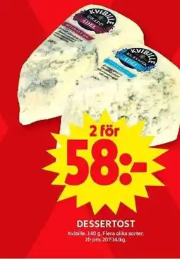 ICA Maxi DESSERTOST erbjuda