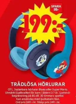 ICA Maxi TRÅDLÖSA HÖRLURAR erbjuda