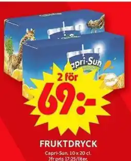 ICA Maxi FRUKTDRYCK erbjuda