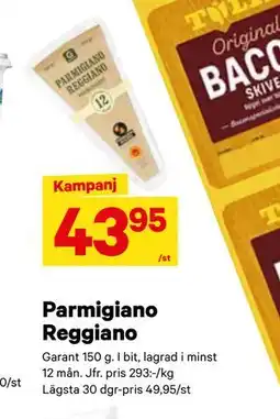 City Gross Parmigiano Reggiano, SEK 43.95 erbjuda
