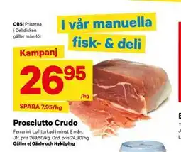 City Gross Prosciutto Crudo, SEK 26.95 erbjuda
