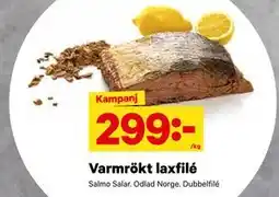 City Gross Varmrökt laxfilé, SEK 299 erbjuda
