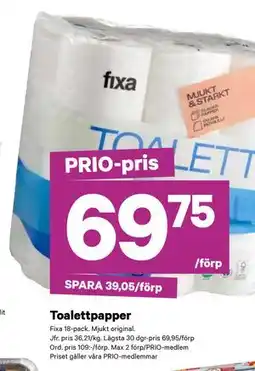 City Gross Toalettpapper, Pris i appen erbjuda