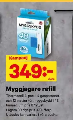 City Gross Myggjagare refill, SEK 349 erbjuda
