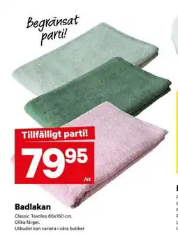 City Gross Badlakan, SEK 79.95 erbjuda