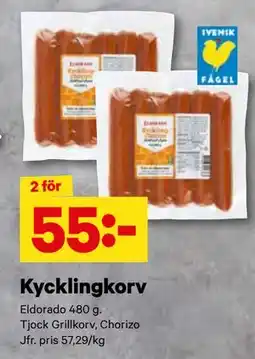 City Gross Kycklingkorv, SEK 55 erbjuda