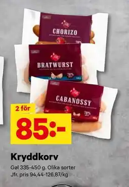 City Gross Kryddkorv, SEK 85 erbjuda