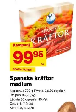 City Gross Spanska kräftor medium, SEK 99.95 erbjuda