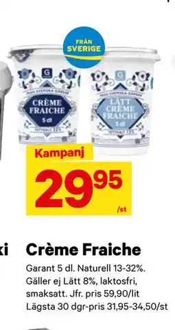 City Gross Crème Fraiche, SEK 29.95 erbjuda