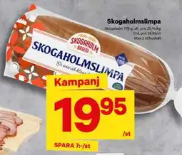 City Gross Skogaholmslimpa, SEK 19.95 erbjuda