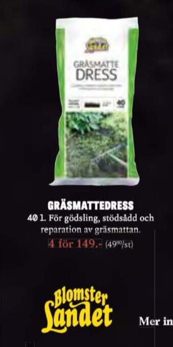 Blomsterlandet Blomsterlandet Gräsmattedress erbjuda