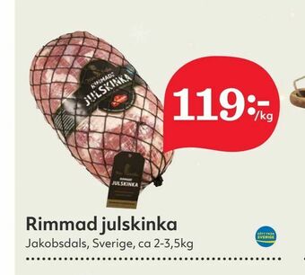 Hemköp Rimmad julskinka erbjuda