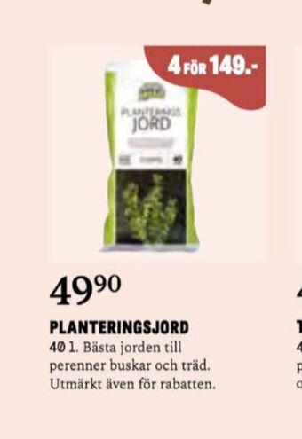 Blomsterlandet Blomsterlandet Plantjord erbjuda
