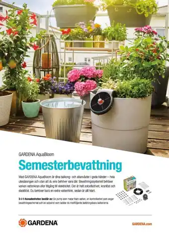 Blomsterlandet Gardena Imageannons erbjuda