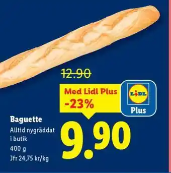 Lidl Baguette erbjuda
