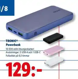 Lidl TRONIC Powerbank erbjuda
