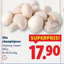 Lidl Vita champinjoner erbjuda