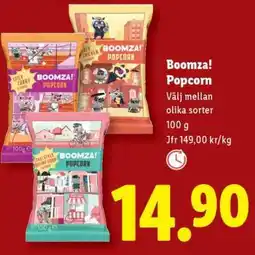 Lidl Boomza! Popcorn erbjuda