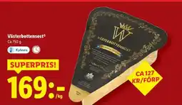 Lidl Västerbottensost erbjuda