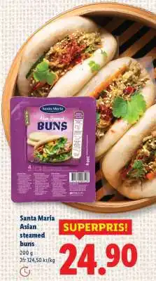 Lidl Santa Maria Asian Steamed Buns erbjuda