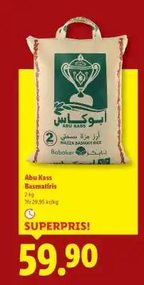 Lidl Abu kass basmatiris erbjuda