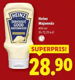 Lidl Heinz majonnäs erbjuda