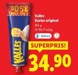 Lidl Kalles kaviar original erbjuda