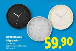 Lidl LIVARNO home Väggklocka erbjuda