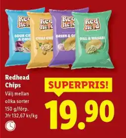Lidl Redhead Chips erbjuda