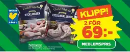 Stora Coop Guldfågeln Kycklingben/Kycklingklubbor erbjuda