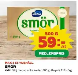 Coop Valio smör erbjuda