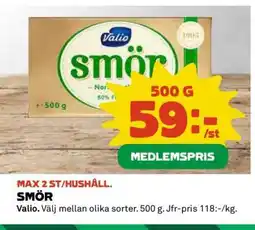 Coop SMÖR erbjuda