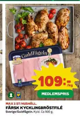 Coop Färsk Kycklingbröstfilé erbjuda