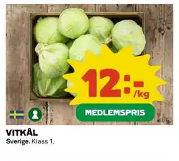 Coop Vitkål erbjuda