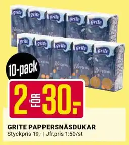 ÖoB Grite Pappersnäsdukar erbjuda