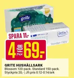 ÖoB GRITE HUSHÅLLSARK erbjuda