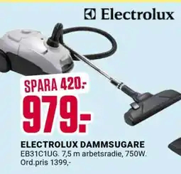 ÖoB ELECTROLUX DAMMSUGARE erbjuda
