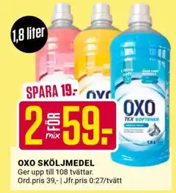 ÖoB OXO SKÖLJMEDEL erbjuda